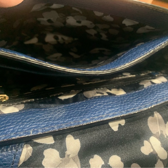 Kate Spade Blue Leather Crossbody Bag - Picture 8 of 14